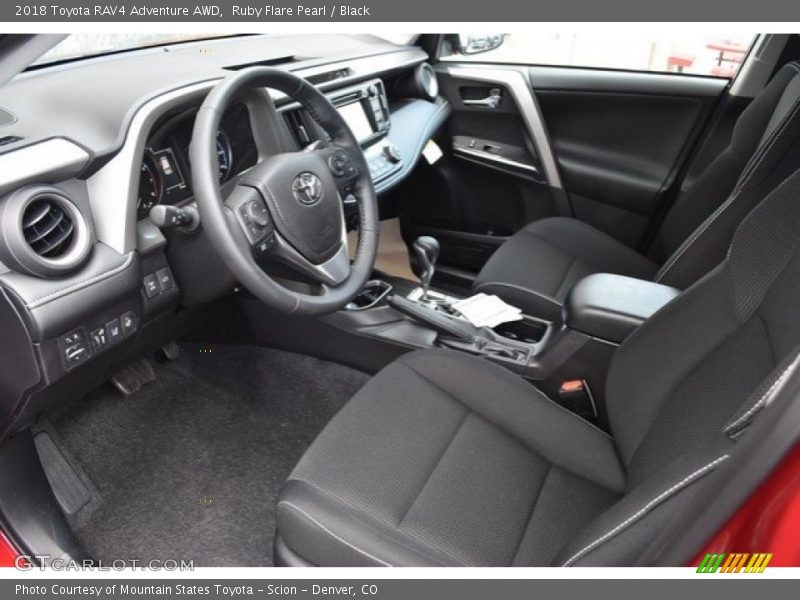 Ruby Flare Pearl / Black 2018 Toyota RAV4 Adventure AWD