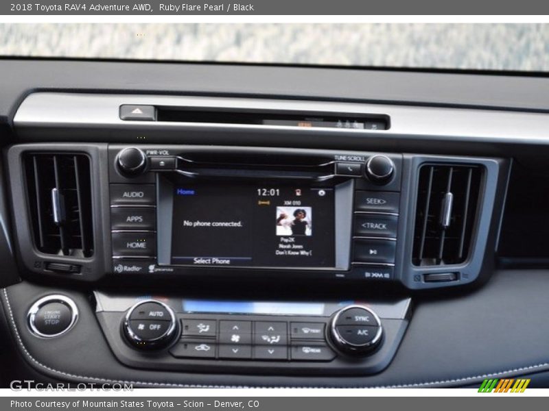 Ruby Flare Pearl / Black 2018 Toyota RAV4 Adventure AWD