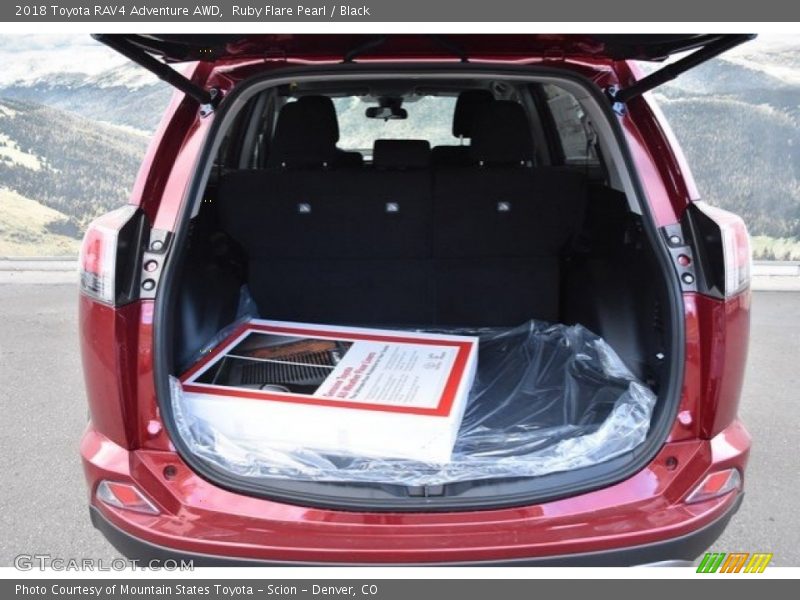 Ruby Flare Pearl / Black 2018 Toyota RAV4 Adventure AWD