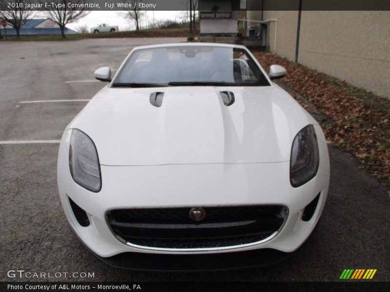 Fuji White / Ebony 2018 Jaguar F-Type Convertible