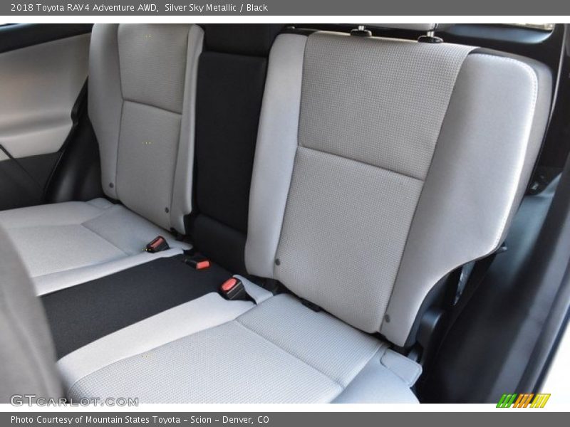 Silver Sky Metallic / Black 2018 Toyota RAV4 Adventure AWD