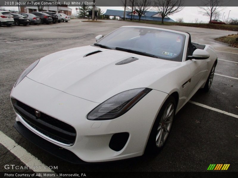 Fuji White / Ebony 2018 Jaguar F-Type Convertible