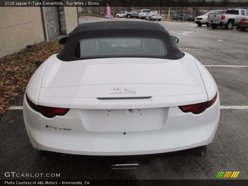 Fuji White / Ebony 2018 Jaguar F-Type Convertible