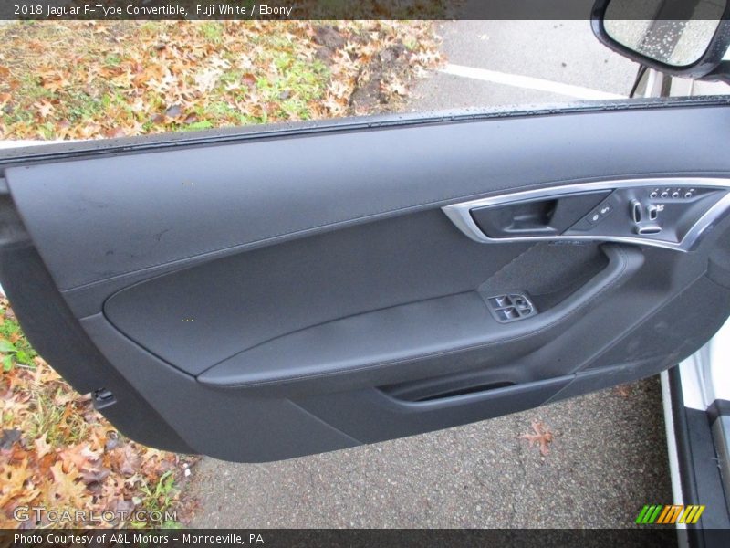 Fuji White / Ebony 2018 Jaguar F-Type Convertible