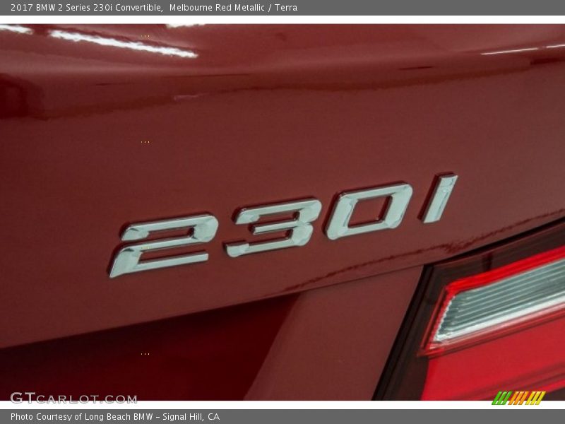 Melbourne Red Metallic / Terra 2017 BMW 2 Series 230i Convertible