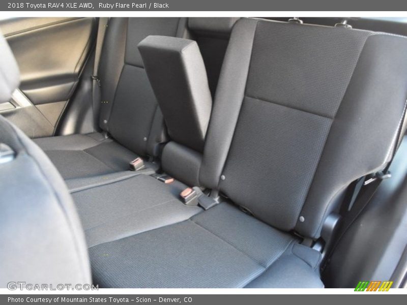 Ruby Flare Pearl / Black 2018 Toyota RAV4 XLE AWD