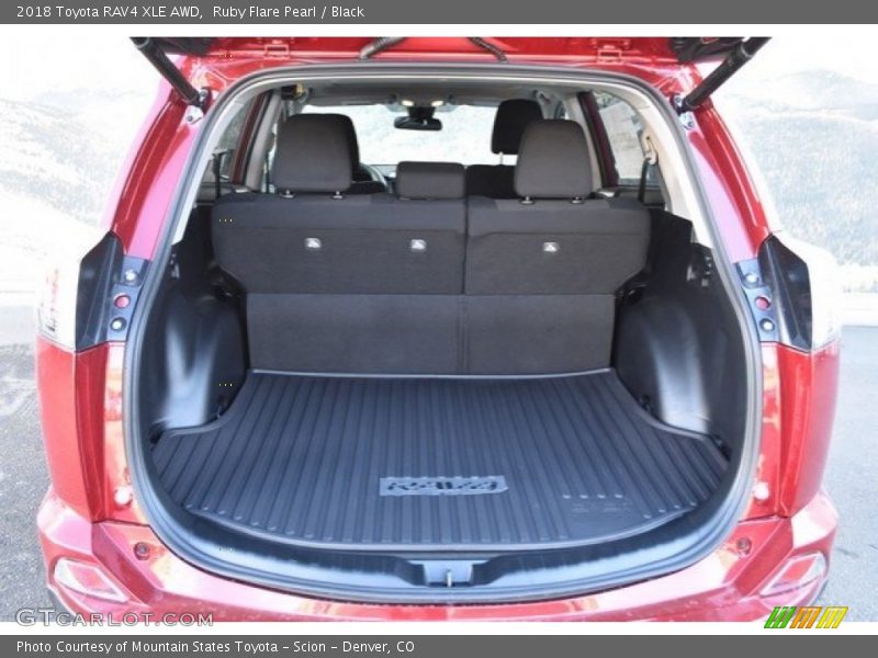 Ruby Flare Pearl / Black 2018 Toyota RAV4 XLE AWD