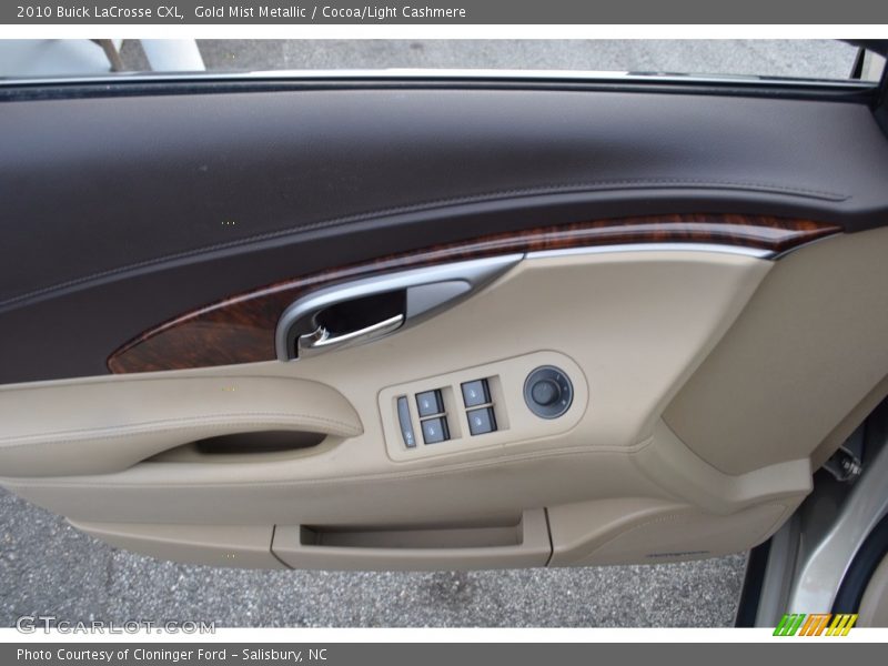 Gold Mist Metallic / Cocoa/Light Cashmere 2010 Buick LaCrosse CXL