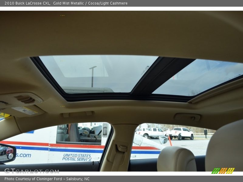 Gold Mist Metallic / Cocoa/Light Cashmere 2010 Buick LaCrosse CXL