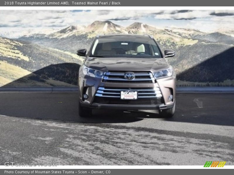 Toasted Walnut Pearl / Black 2018 Toyota Highlander Limited AWD