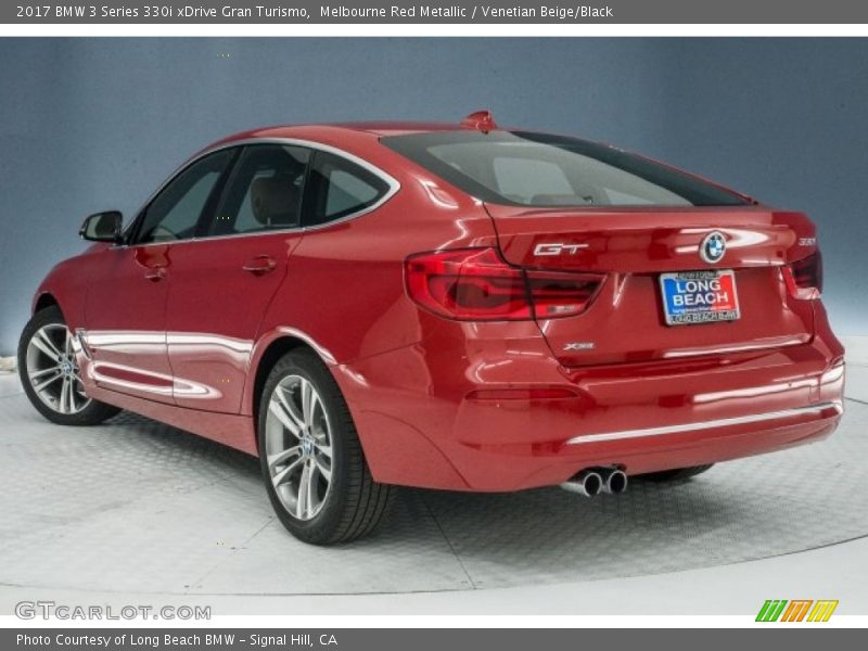 Melbourne Red Metallic / Venetian Beige/Black 2017 BMW 3 Series 330i xDrive Gran Turismo
