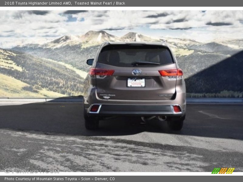 Toasted Walnut Pearl / Black 2018 Toyota Highlander Limited AWD