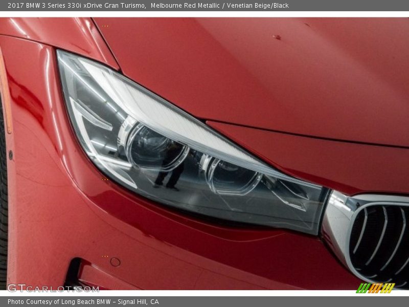 Melbourne Red Metallic / Venetian Beige/Black 2017 BMW 3 Series 330i xDrive Gran Turismo