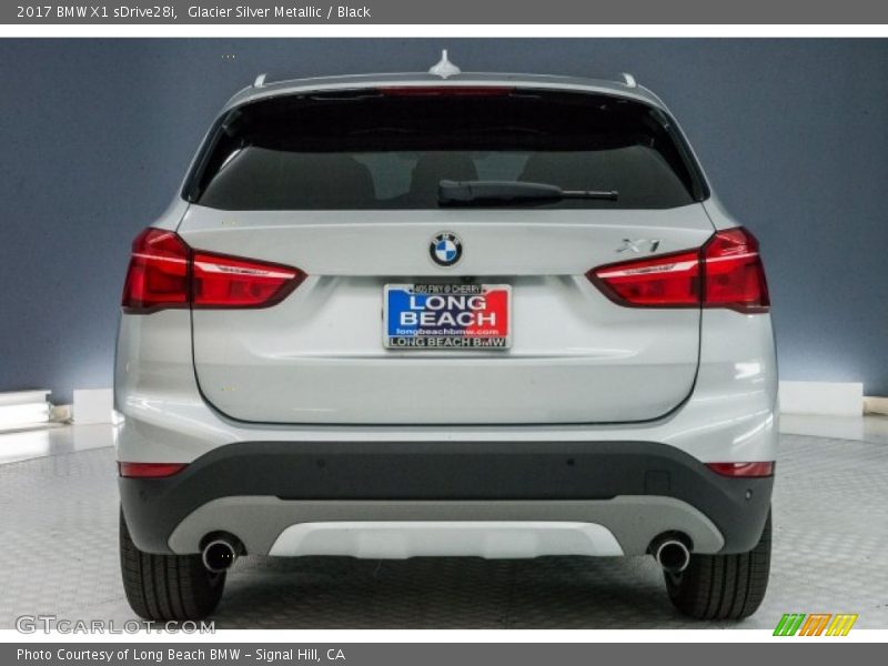 Glacier Silver Metallic / Black 2017 BMW X1 sDrive28i