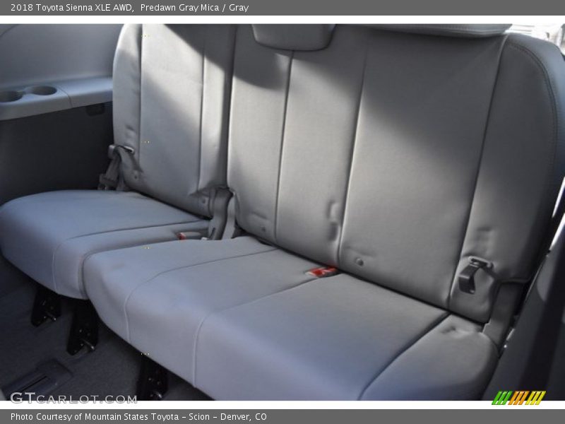 Rear Seat of 2018 Sienna XLE AWD