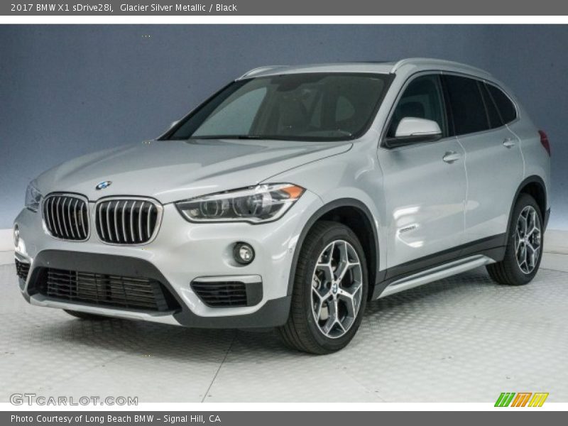 Glacier Silver Metallic / Black 2017 BMW X1 sDrive28i