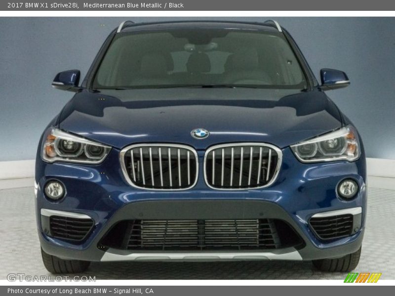 Mediterranean Blue Metallic / Black 2017 BMW X1 sDrive28i