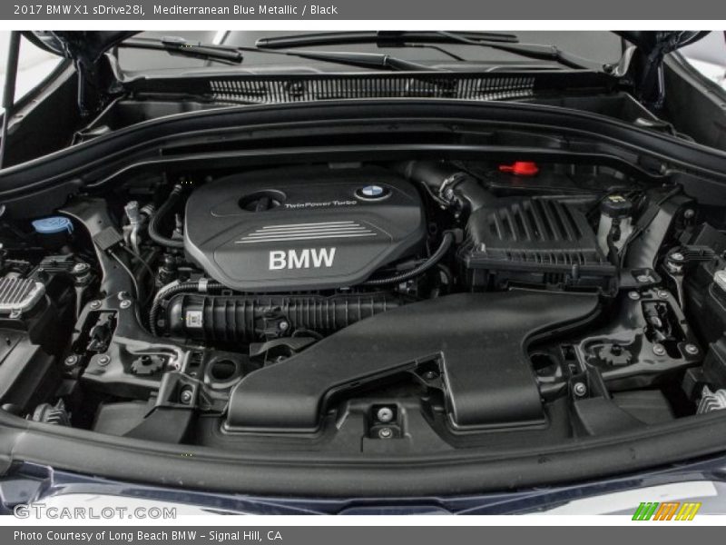 Mediterranean Blue Metallic / Black 2017 BMW X1 sDrive28i