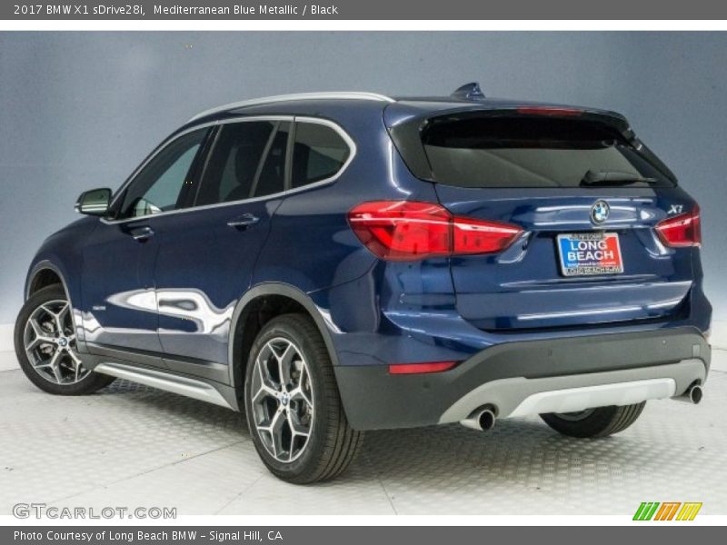 Mediterranean Blue Metallic / Black 2017 BMW X1 sDrive28i