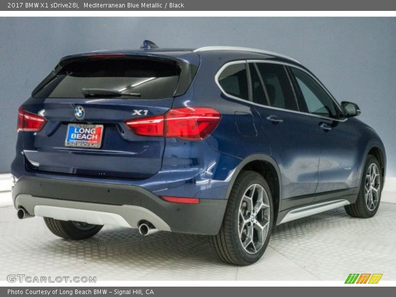 Mediterranean Blue Metallic / Black 2017 BMW X1 sDrive28i