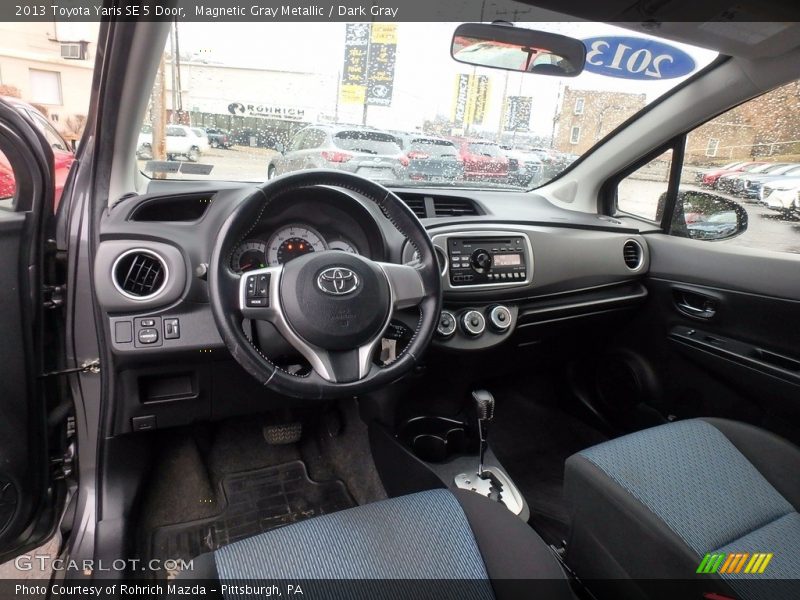 Magnetic Gray Metallic / Dark Gray 2013 Toyota Yaris SE 5 Door