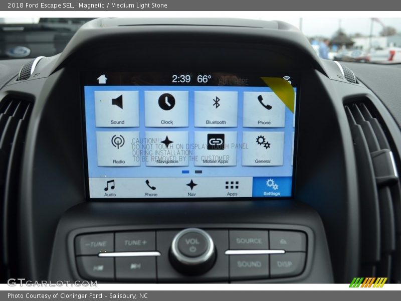 Magnetic / Medium Light Stone 2018 Ford Escape SEL