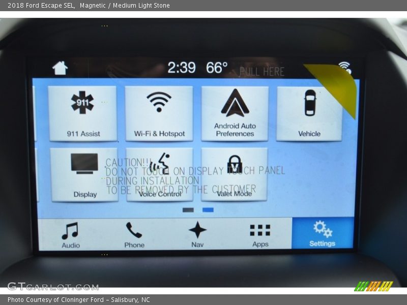 Magnetic / Medium Light Stone 2018 Ford Escape SEL