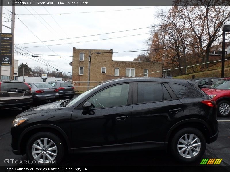 Black Mica / Black 2013 Mazda CX-5 Sport AWD