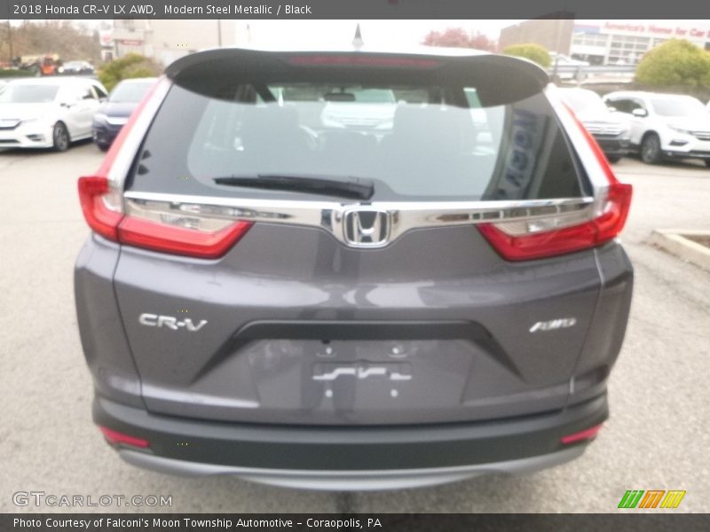 Modern Steel Metallic / Black 2018 Honda CR-V LX AWD