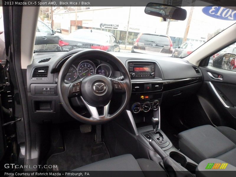 Black Mica / Black 2013 Mazda CX-5 Sport AWD
