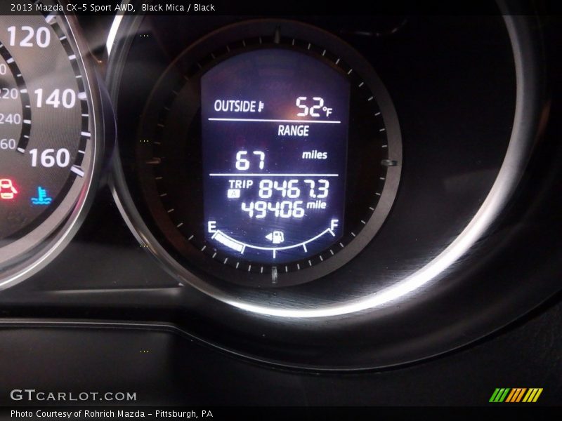 Black Mica / Black 2013 Mazda CX-5 Sport AWD