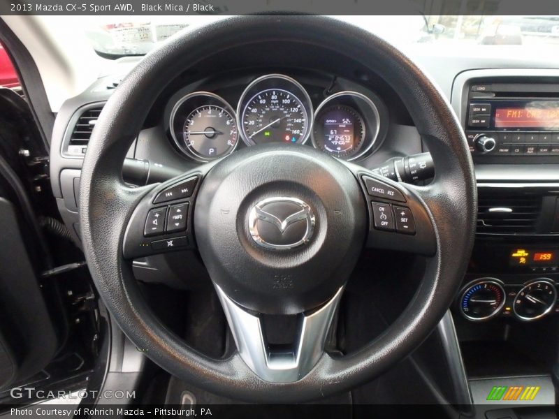 Black Mica / Black 2013 Mazda CX-5 Sport AWD