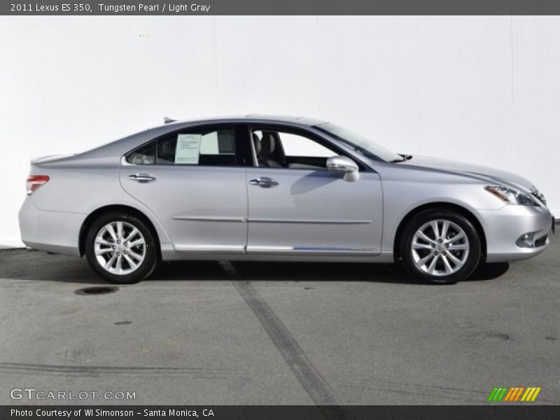 Tungsten Pearl / Light Gray 2011 Lexus ES 350