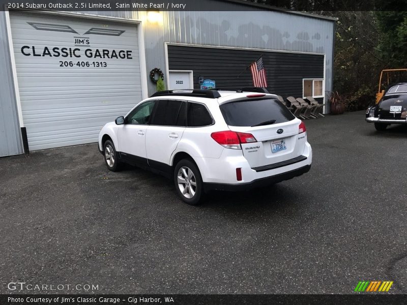 Satin White Pearl / Ivory 2014 Subaru Outback 2.5i Limited