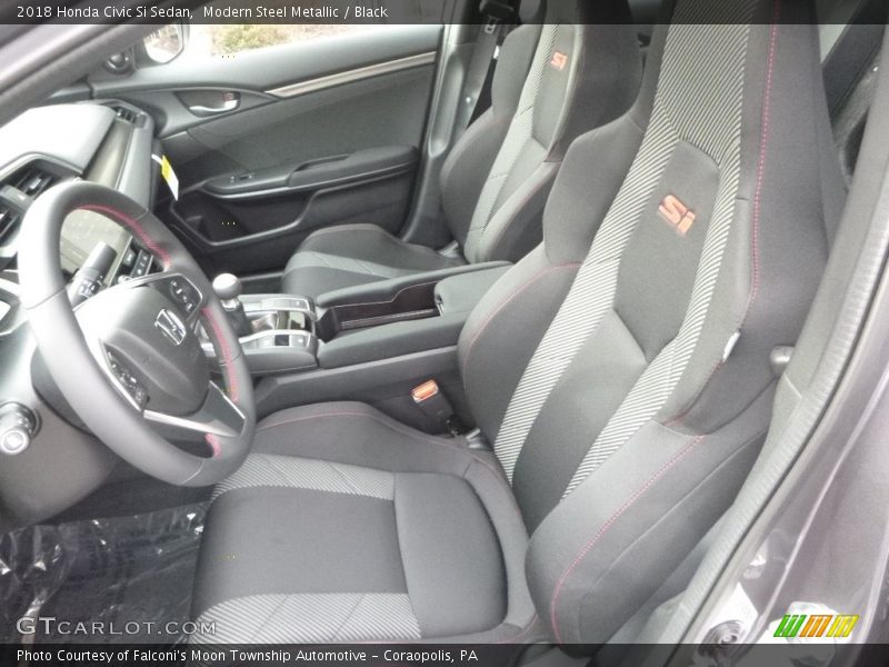 Front Seat of 2018 Civic Si Sedan