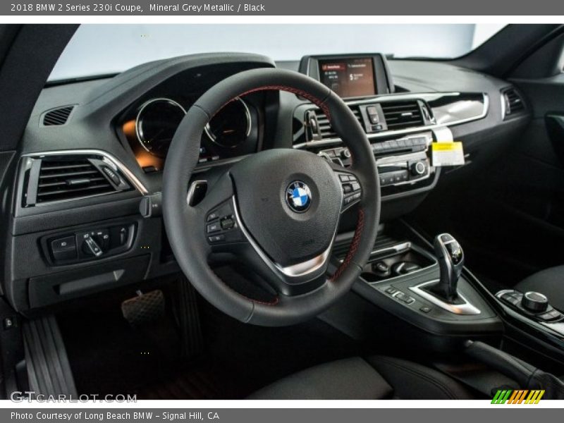 Mineral Grey Metallic / Black 2018 BMW 2 Series 230i Coupe