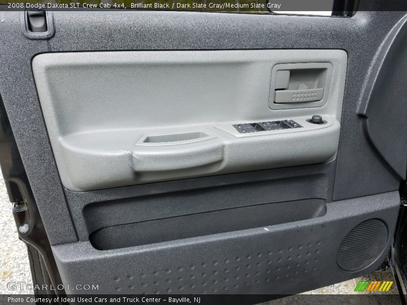 Brilliant Black / Dark Slate Gray/Medium Slate Gray 2008 Dodge Dakota SLT Crew Cab 4x4