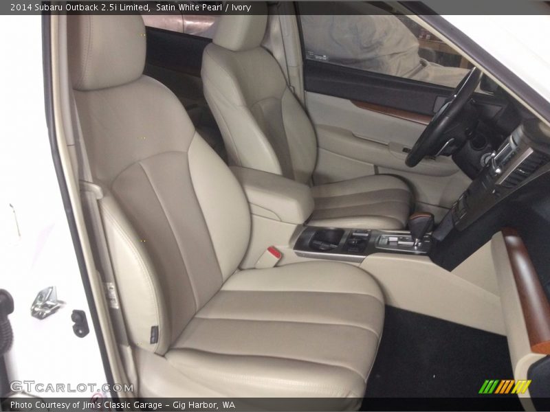 Satin White Pearl / Ivory 2014 Subaru Outback 2.5i Limited