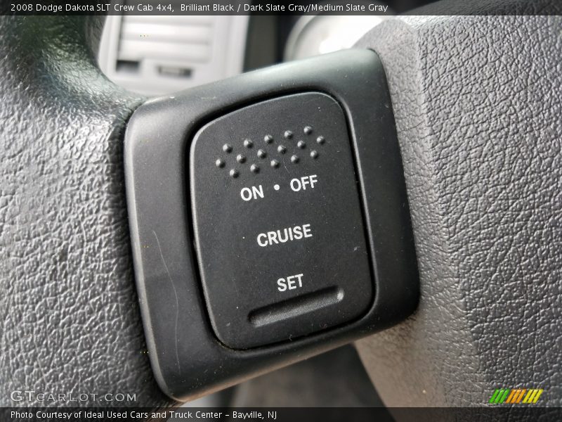 Brilliant Black / Dark Slate Gray/Medium Slate Gray 2008 Dodge Dakota SLT Crew Cab 4x4