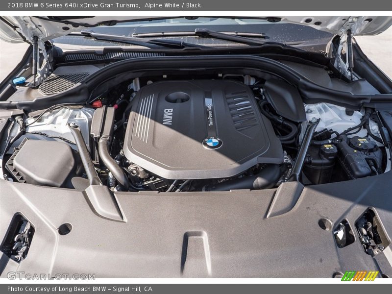 Alpine White / Black 2018 BMW 6 Series 640i xDrive Gran Turismo