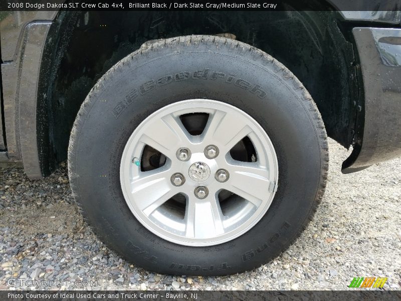 Brilliant Black / Dark Slate Gray/Medium Slate Gray 2008 Dodge Dakota SLT Crew Cab 4x4