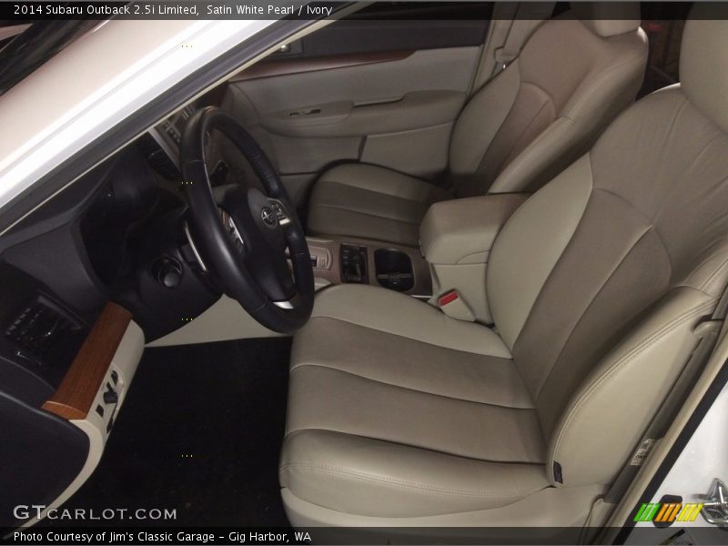 Satin White Pearl / Ivory 2014 Subaru Outback 2.5i Limited