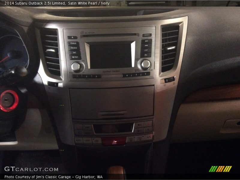 Satin White Pearl / Ivory 2014 Subaru Outback 2.5i Limited