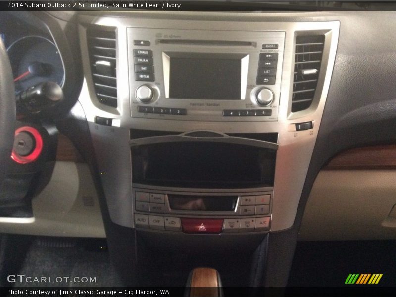 Satin White Pearl / Ivory 2014 Subaru Outback 2.5i Limited