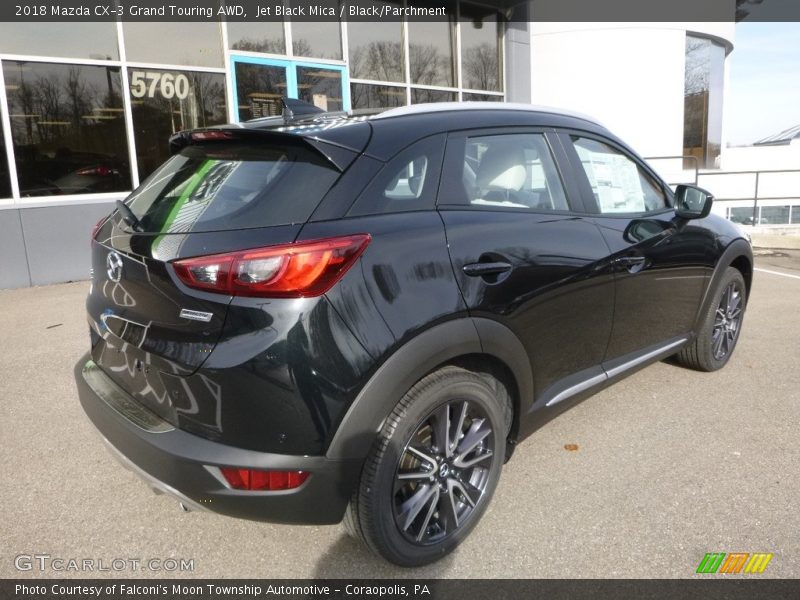 Jet Black Mica / Black/Parchment 2018 Mazda CX-3 Grand Touring AWD