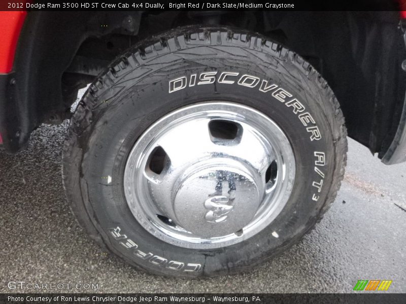Bright Red / Dark Slate/Medium Graystone 2012 Dodge Ram 3500 HD ST Crew Cab 4x4 Dually
