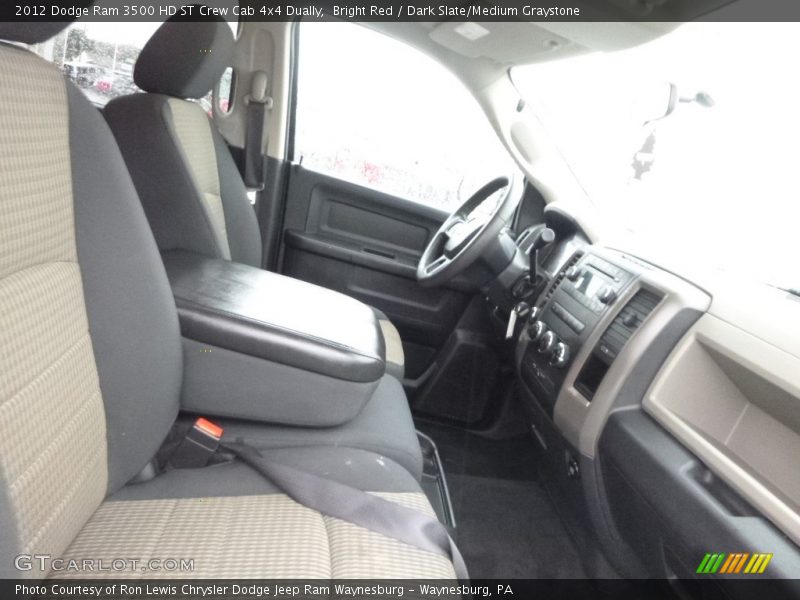 Bright Red / Dark Slate/Medium Graystone 2012 Dodge Ram 3500 HD ST Crew Cab 4x4 Dually