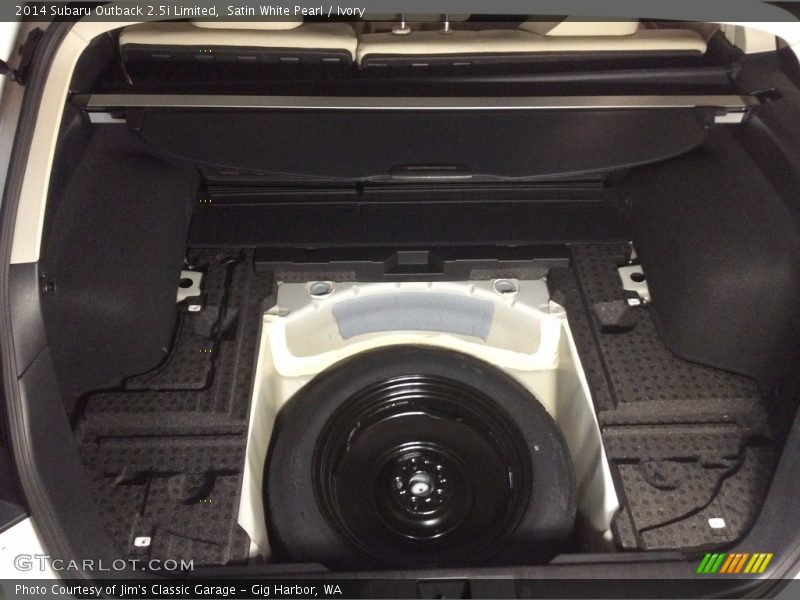 Satin White Pearl / Ivory 2014 Subaru Outback 2.5i Limited