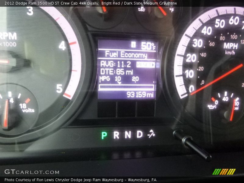 Bright Red / Dark Slate/Medium Graystone 2012 Dodge Ram 3500 HD ST Crew Cab 4x4 Dually