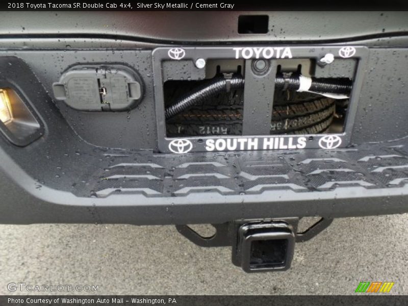 Silver Sky Metallic / Cement Gray 2018 Toyota Tacoma SR Double Cab 4x4